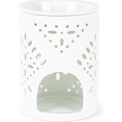 Porcelánová aromalampa Whittle bílá, 8,5 x 12 cm – Zboží Mobilmania