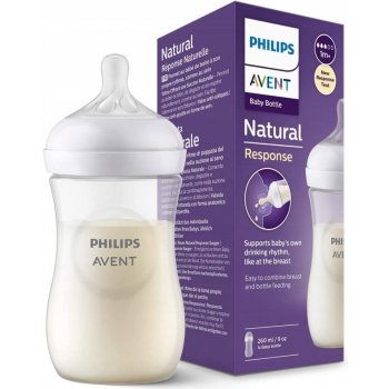 Avent Philips Láhev Natural Response bílá 260 ml