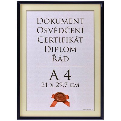 TRADAG Fotorámeček 21 × 29,7 cm, černý – Zboží Živě