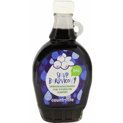 Country Life Bio sirup borůvkový 250 ml