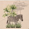 Ubrousek na decoupage Ubrousky 33x33 cm ZEBRA 20ks