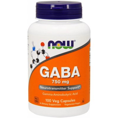 Now Foods Gaba 750 mg 100 rostlinných kapslí – Hledejceny.cz