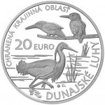 MINCOVNA KREMNICA statny podnik Stříbrná slov. mince 20 EUR 2025 CHKO Dunajské luhy proof 33,63 g – Zboží Dáma