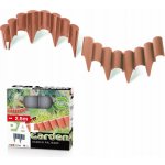 Gardenplast Zahradní palisáda Palgarden 12,5 cm / 2,5 m hnědá 10 ks – Sleviste.cz