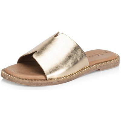 Tamaris dámské nazouváky 27135-42-933 zlatá – Zboží Dáma