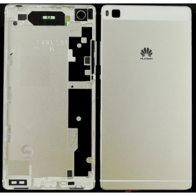 Kryt Huawei P8 zadní + boční tlačítka bílý – Zbozi.Blesk.cz