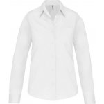 Kariban košile dámská s dlouhým rukávem Poplin bílá – Zbozi.Blesk.cz