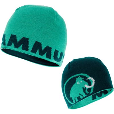 Mammut Logo Beanie Zelená tmavá – Zboží Mobilmania