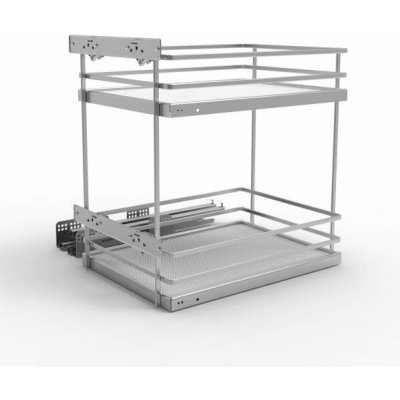 Cemux Style chrom/bílá 30-3D plné dno s tlumením – Zboží Dáma