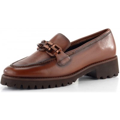 Ara užší kožené mokasíny Kent Cognac 12-31241-09 – Zboží Dáma