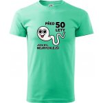 Před 50 lety jsem byl nejrychlejší klasické pánské triko mátová – Zbozi.Blesk.cz