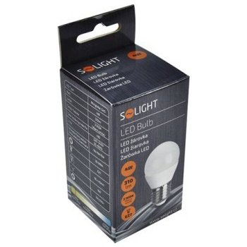 Solight LED žárovka miniglobe 4W E27 3000K 310lm