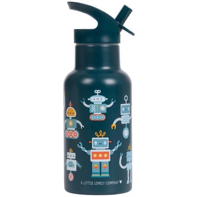A Little Lovely Company nerezová láhev na pití roboti 350 ml – Hledejceny.cz