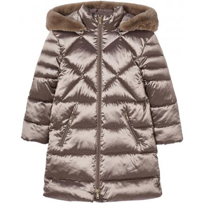 Mayoral dívčí zimní prošívaný kabát hnědá – Zboží Mobilmania