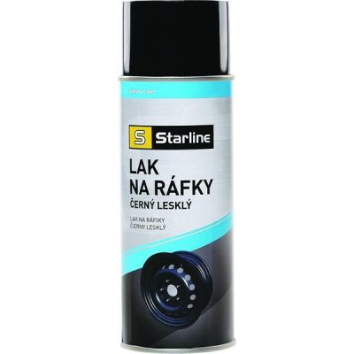 STARLINE Lak na ráfky černý lesklý, sprej 400ml – Zbozi.Blesk.cz