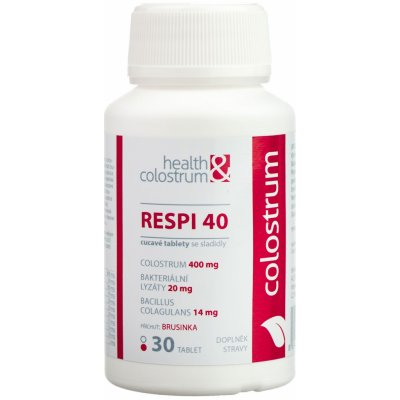 Health&colostrum RESPI 40 bakteriální lyzáty 30 tablet – Zbozi.Blesk.cz