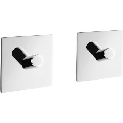 Set 2ks háčků na ručník DUPLO lesklý, 4x4 cm - ZACK – Hledejceny.cz