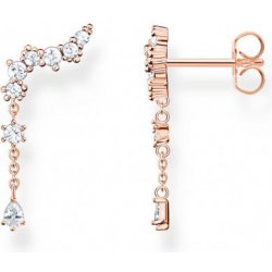 Thomas Sabo náušnice Ice crystals rose gold H2254-416-14