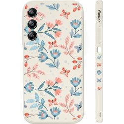 TopQ Design Samsung Galaxy A34 Romantické kvítky 121557