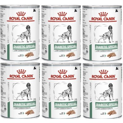 Royal Canin Veterinary Diet Adult Dog Diabetic Special 6 x 410 g
