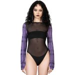 Killstar Purple Tartan KSRA009431 – Zboží Mobilmania