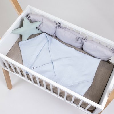 Tulimese Zavinovací mušelínová deka baby blue – Hledejceny.cz