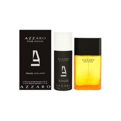 Azzaro Silver Black EDT 100 ml + deospray 150 ml dárková sada – Hledejceny.cz