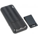Angelo carbon pouzdro na 3 doutníky modré 16 cm – Zboží Dáma