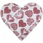 Bellatex Srdce Dita krajkové srdce 42x40 – Zboží Dáma