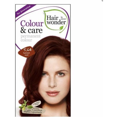 Hairwonder přírodní dlouhotrvající barva BIO červená Henna 5.64 – Zboží Mobilmania