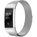 BStrap Milanese pro Fitbit Charge 2 silver, velikost L STRFB0314
