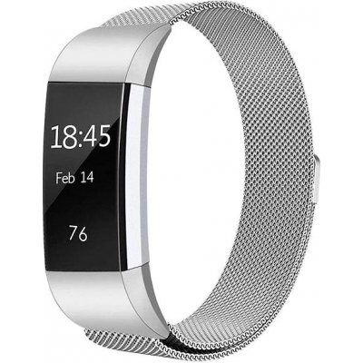 BStrap Milanese pro Fitbit Charge 2 silver, velikost L STRFB0314 – Zbozi.Blesk.cz