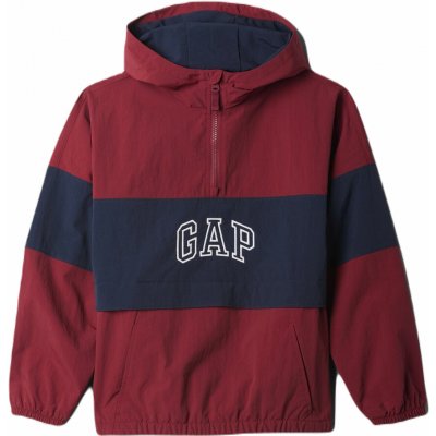 GAP Nylon Anorak vínová tmavě modrá – Zboží Dáma