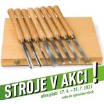 Holzstar Soustružnická dláta - struhy na dřevo. Sada 8 ks – Hledejceny.cz