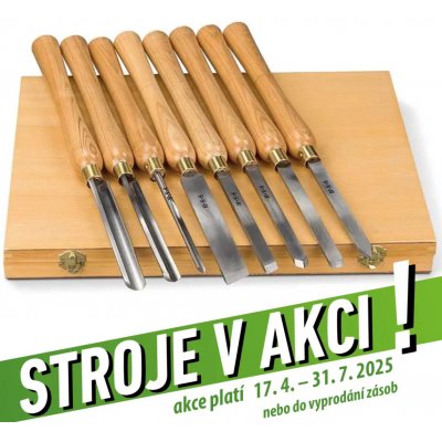 Holzstar Soustružnická dláta - struhy na dřevo. Sada 8 ks – Hledejceny.cz