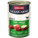 Animonda GranCarno Original Adult hovězí a jelení maso s jablky 6 x 400 g – Hledejceny.cz