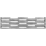 3D betonový plot s horizontálními mezerami Antracit – Zboží Mobilmania