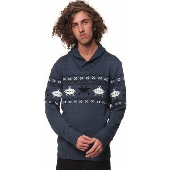 Horsefeathers Hey Dude Sweater blue melange