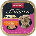 Animonda Vom Feinsten Mini Senior kuře králík bazalka 100 g – Sleviste.cz