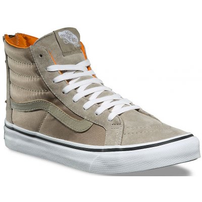 Vans SK8-Hi Slim Zip silver sage-true white