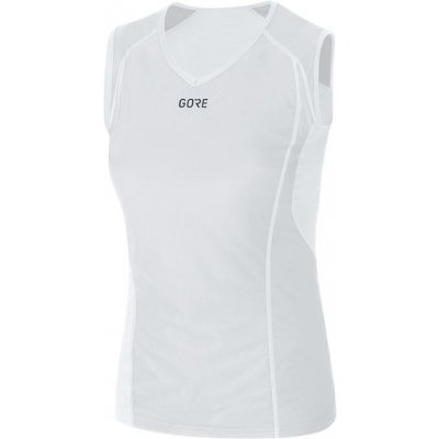 Gore M WS Base Layer Sleeveless Shirt light grey/white – Zboží Dáma