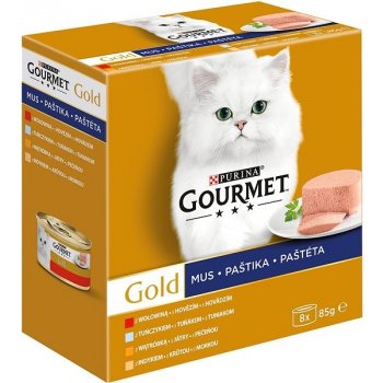 Gourmet Gold Mltp kočka paštiky 8 x 85 g