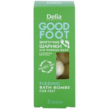 Delia Cosmetics Good Foot šumivé koule do koupele na nohy 54 g