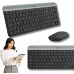 Logitech MK470 Slim Wireless Keyboard and Mouse Combo 920-009204 – Zboží Mobilmania