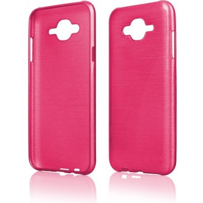 Pouzdro JELLY Case Metallic Samsung J700 Galaxy J7 růžové