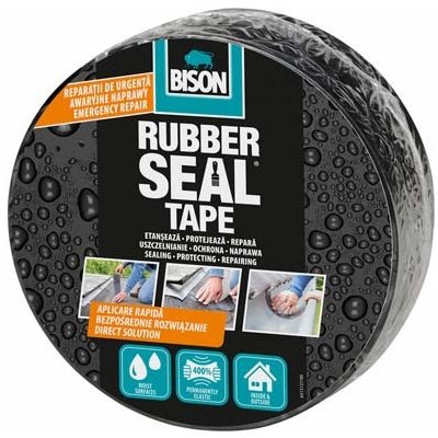 Bison Rubber Seal samolepicí páska 7,5 cm x 5 m – Zboží Mobilmania