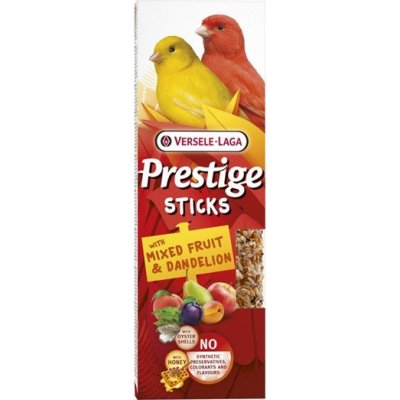 Versele-Laga Prestige Sticks tyčinky Canaries Fruit & Dandelion 60 g – Hledejceny.cz