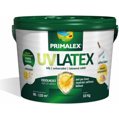 Primalex UV Latex 10 kg bílá – Zbozi.Blesk.cz