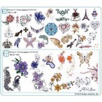 Vyšívací vzory USB12 perličkové vzory – Zboží Dáma