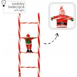 Pro-Tech shop Vánoční figurka Mikuláš na žebříku LED 41x4x121cm 69810 – Hledejceny.cz
